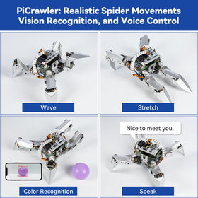 SunFounder PiCrawler ChatGPT-4o integration enabling natural language interaction.