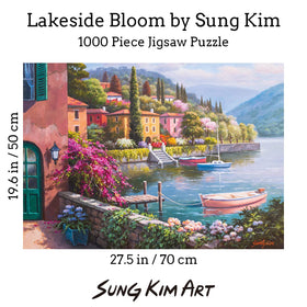 Sung Kim Art Lakeside Bloom assembly demonstrates tight-fit pieces.