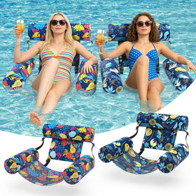 Sunikko X pool floats hammock top view for stable lounging outdoors