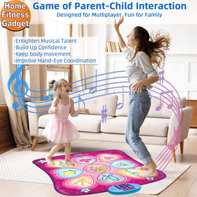SUNLIN Dance Mat folds compactly for easy storage and travel