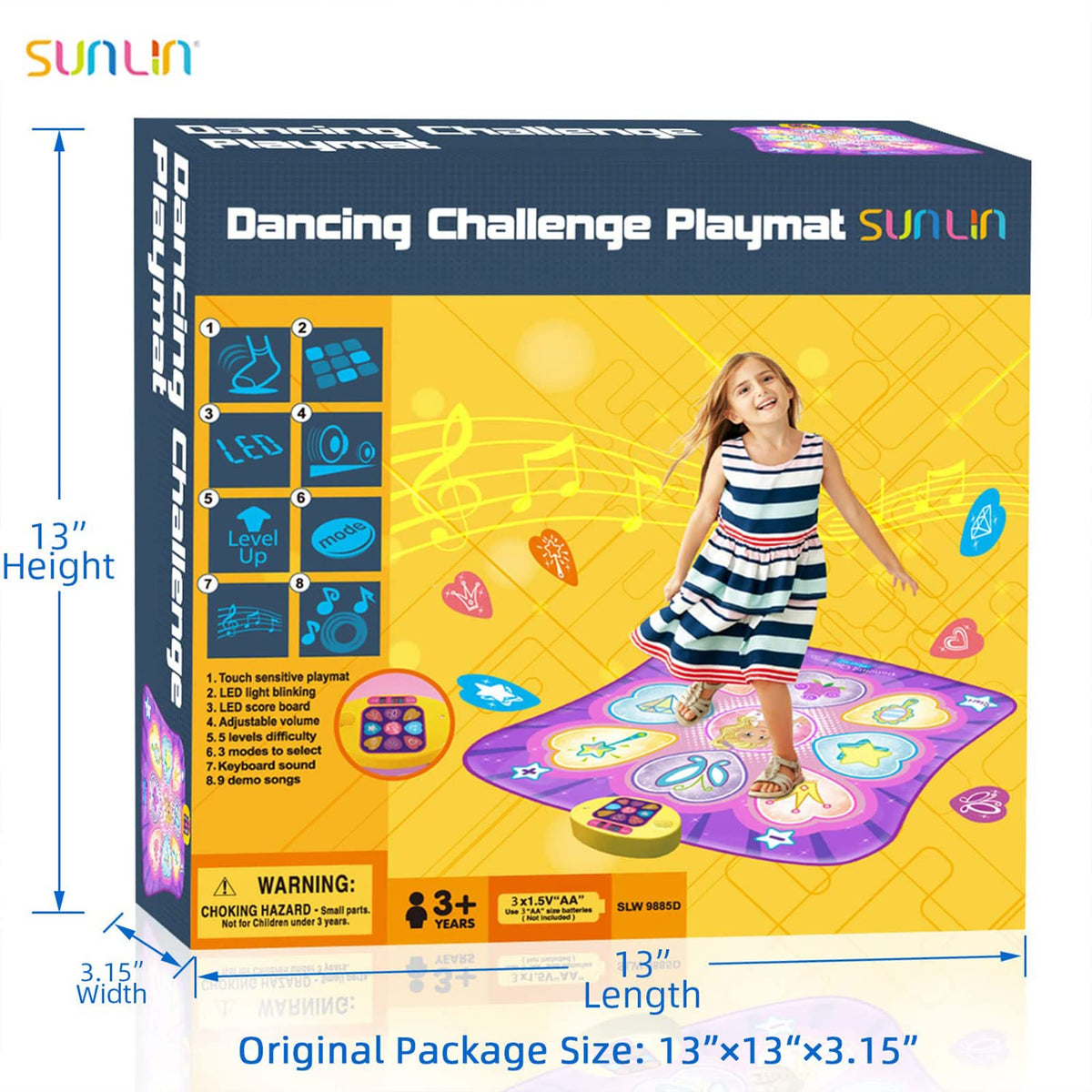 SUNLIN mat folds flat for easy storage and travel