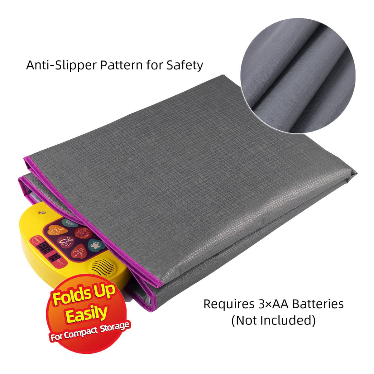 SUNLIN mat suitable for indoor and outdoor use with safety