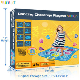 SUNLIN Dance Mat folds easily for compact storage and on-the-go fun.