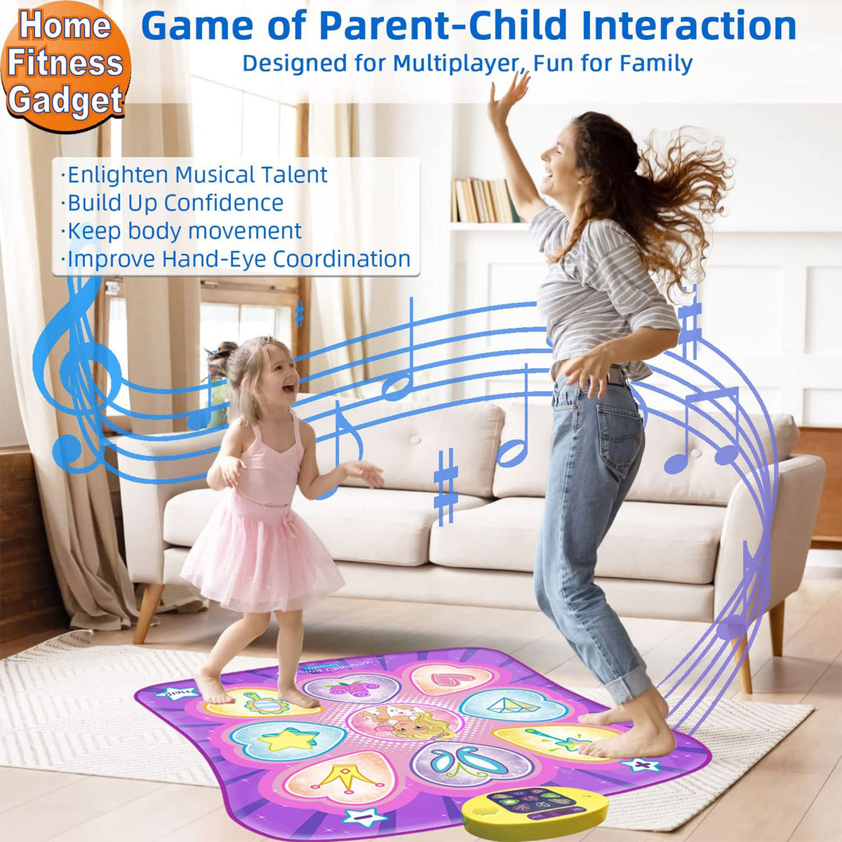 SUNLIN mat offering seven game modes for varied play