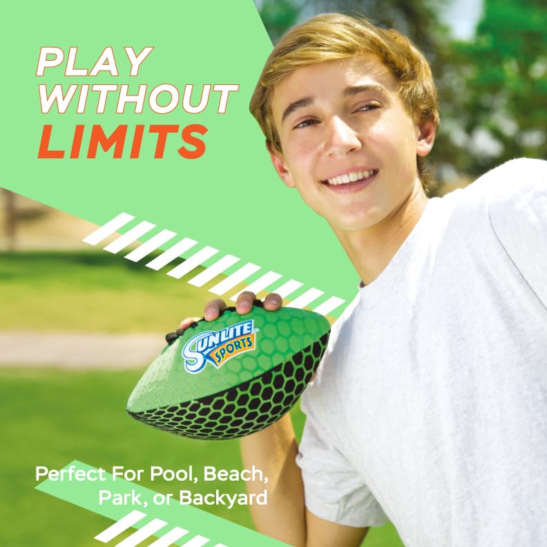 Sunlite Sports rubberized-grip football provides secure throws