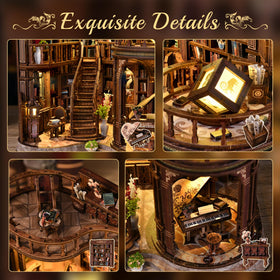 SUNNINO Book Nook exquisite stairs add realism and imagination
