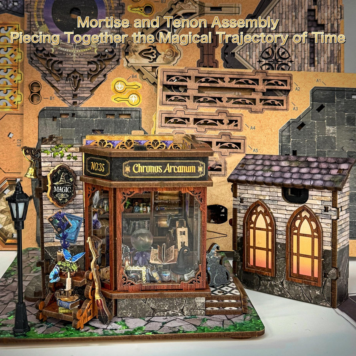 SUNNINO finished-display on a shelf provides whimsical decor you can enjoy