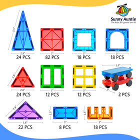 Sunny Auntie gift for ages 3–8 inspires castles and cars.