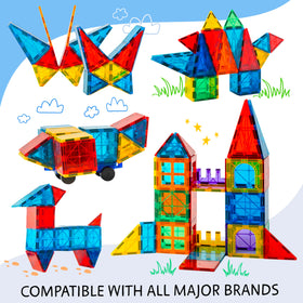 Sunny Auntie Magnetic Tiles storage bag keeps tiles organized and portable