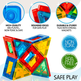 Sunny Auntie tiles with two cars inspire imaginative construction and storytelling.