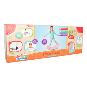 Sunny Days Balance Board suitable for indoor and outdoor play, year-round fun.