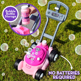 Sunny Days Barbie Bubble Solution 4oz provides ready-to-use bubbles for backyard fun.