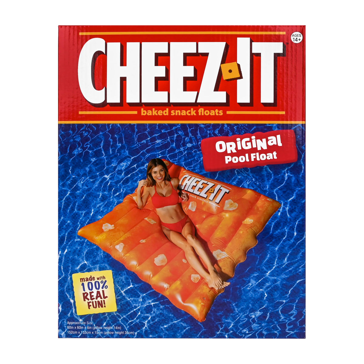 Sunny Days Cheez-It pool party setup ideal for entertaining at the beach or poolside.