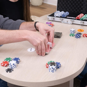 Sunny Days Elbow Room standard deck of playing cards for quick setup.