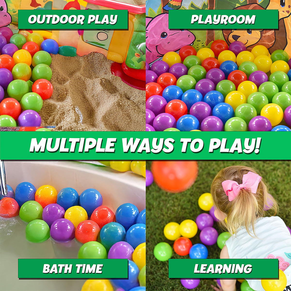 Sunny Days Entertainment Ball pit setup in tent or pool for lively family play.