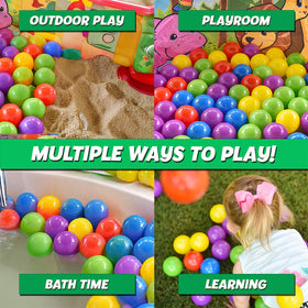 Sunny Days Entertainment Ball pit setup in tent or pool for lively family play.