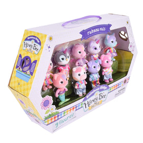 Sunny Days Entertainment Rainbow Ridge Pals Coral mer-cat figure with flocked finish