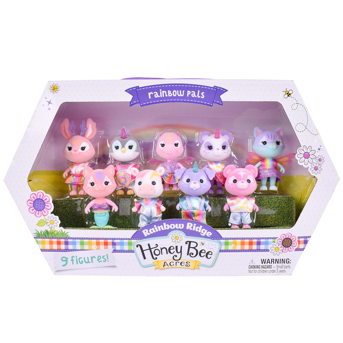 Sunny Days Entertainment Rainbow Ridge Pals Indigo uni-dog figure ready for imaginative play