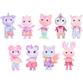 Sunny Days Entertainment Rainbow Ridge Pals Pixie uni-panda with removable outfit for mix-and-match play