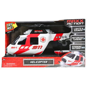 Sunny Days Entertainment Maxx Action Helicopter sirens add immersive play moments.