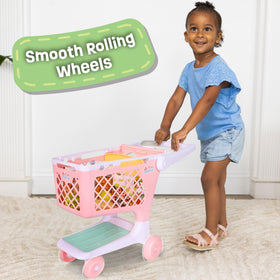 Sunny Days Entertainment pretend food set — assorted items for imaginative shopping play.