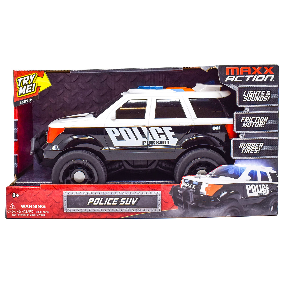 Sunny Days Maxx Action police SUV motorized engine for quick rescue missions