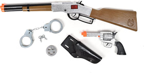 Sunny Days Maxx Action Western cap play gun set with blaster for pretend cowboy adventures.