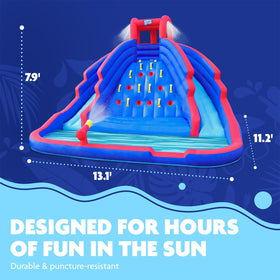 Sunny & Fun Ultra Climber climbing wall detail demonstrates sturdy entry for adventurous kids