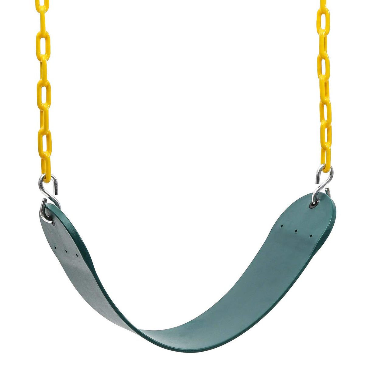 Sunnyglade chain with thermoplastic cover reduces pinch points for kids