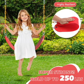 Sunnyglade backyard playground setup featuring the 2-pack swing seats