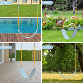 Sunnyglade backyard swing set enhances outdoor play and balance.