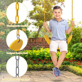 Sunnyglade EVA seat soft surface supports comfortable seating during swings