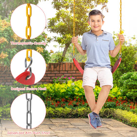 Sunnyglade EVA soft swing seat stays comfortable and deformation resistant