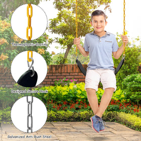 Sunnyglade EVA swing seat delivers soft comfort for outdoor playtime.