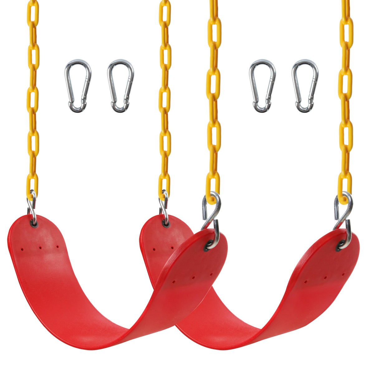Sunnyglade heavy-duty swing seat with 66-inch chain for backyard play