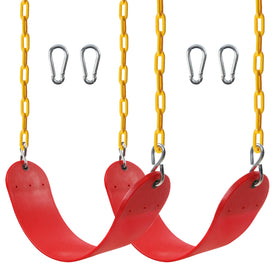 Sunnyglade heavy-duty swing seat with 66-inch chain for backyard play