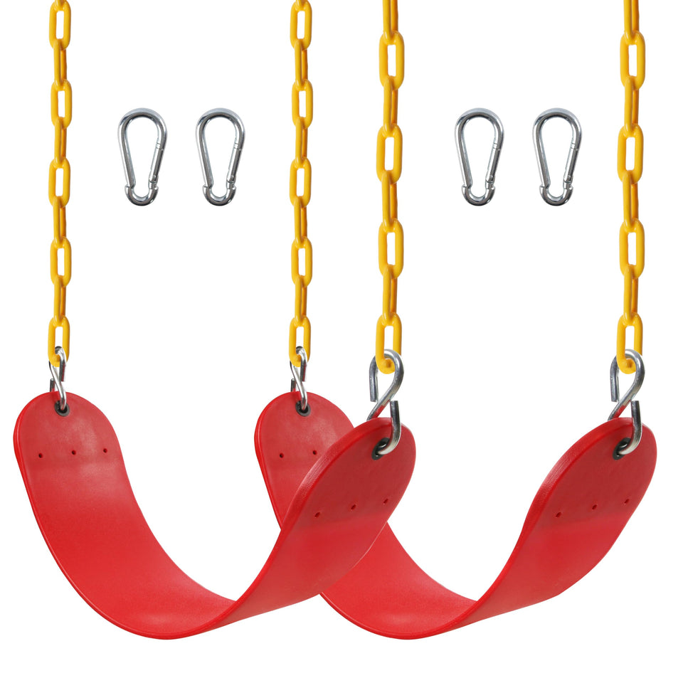 Sunnyglade heavy-duty swing seat with 66-inch chain for backyard play