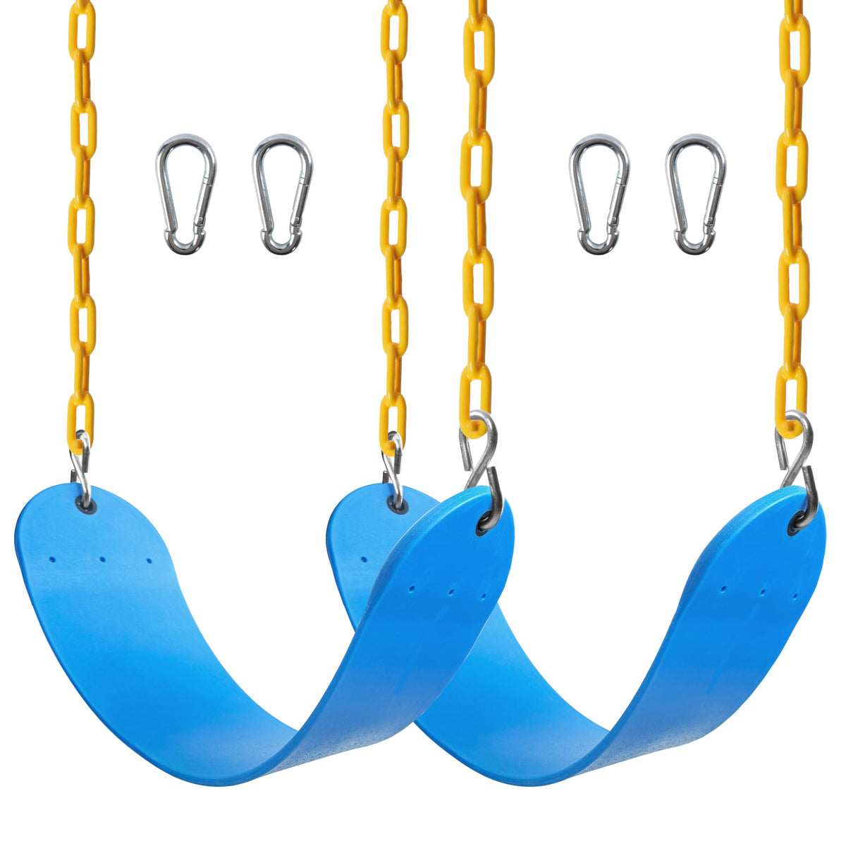 Sunnyglade heavy duty swing seat with 66inch chains for backyard fun