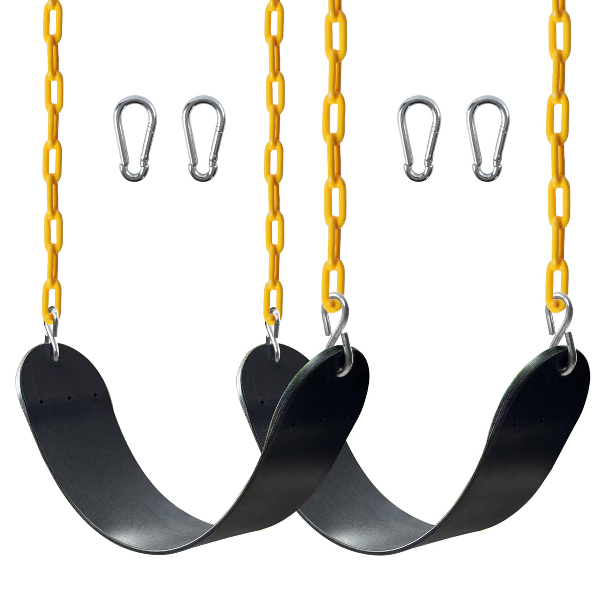 Sunnyglade heavy-duty swing seat with 66-inch chain for sturdy backyard fun.