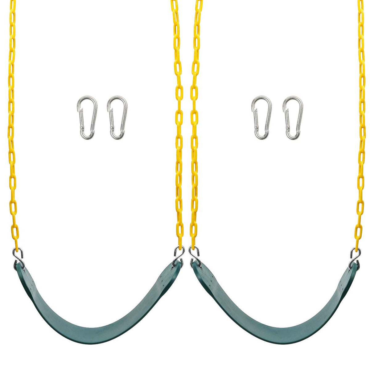 Sunnyglade heavy-duty swing seat with 66-inch chain for backyard play