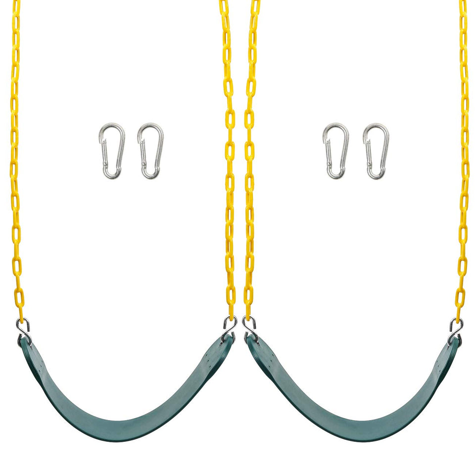 Sunnyglade heavy-duty swing seat with 66-inch chain for backyard play
