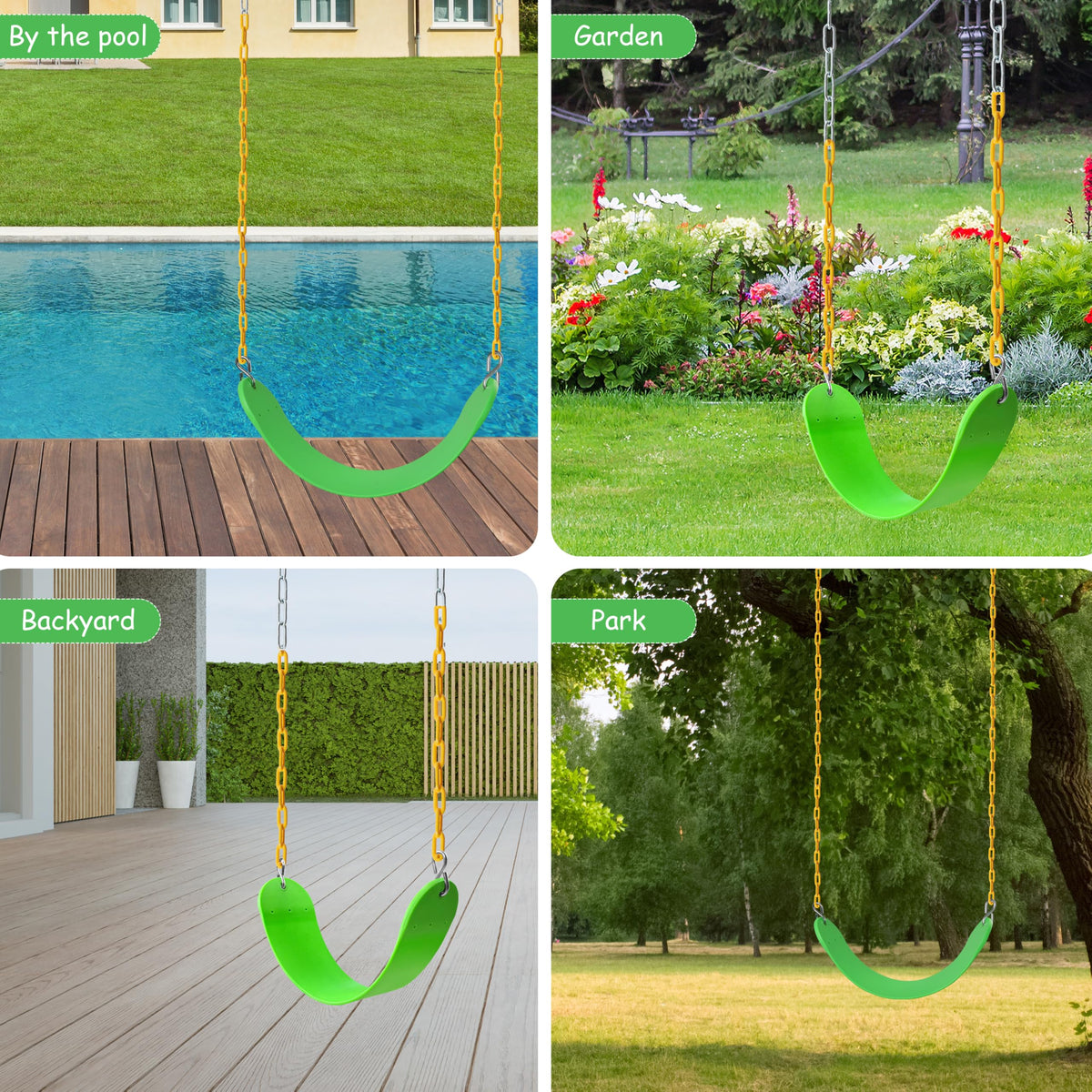Sunnyglade swing seat 250 lb capacity suitable for family use