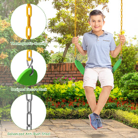 Sunnyglade EVA plastic swing seat for soft durable seating