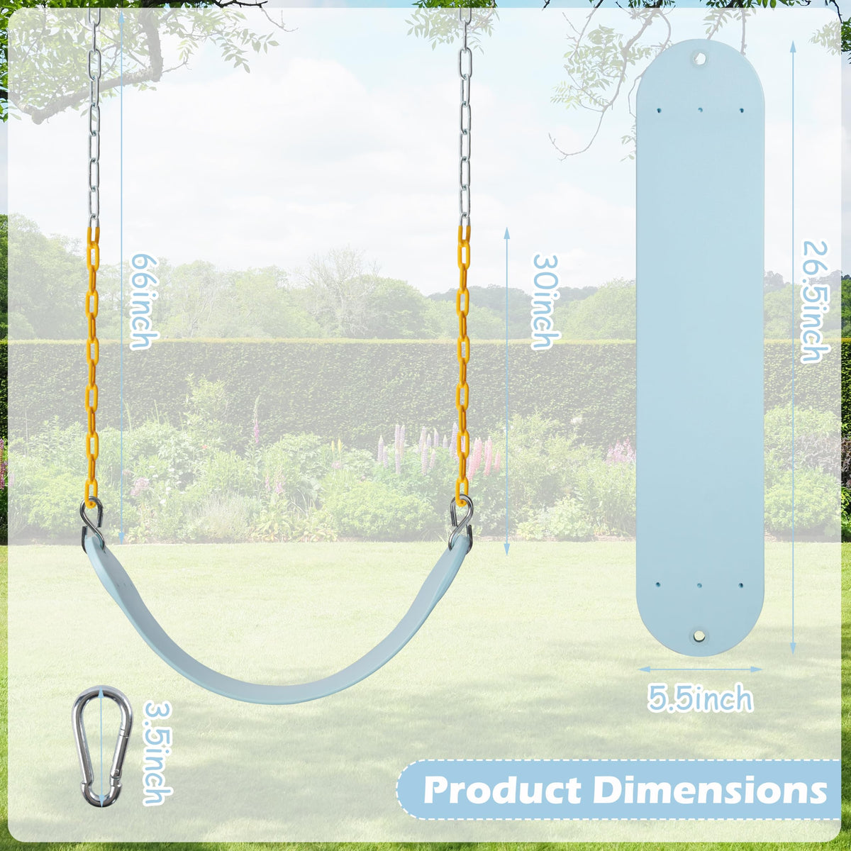Sunnyglade two-pack swing seats for easy backyard upgrades.