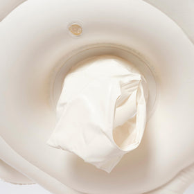 Sunnylife baby floaties' face-to-face design keeps caregiver and baby close for supervision.
