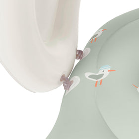 SUNNYLiFE Float Together Sammy the Seagull Green compact pack-down for easy beach storage.