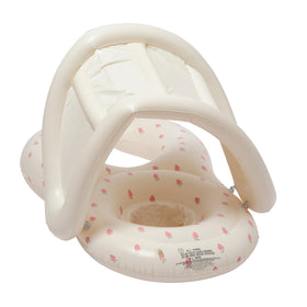 Sunnylife Float Together Baby Seat Strawberry Sunshine non-toxic PVC for safe water fun.