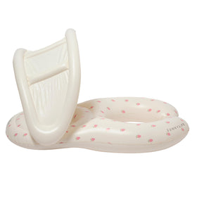 Sunnylife Float Together Baby Seat Strawberry Sunshine puncture repair patch ensures quick fixes.