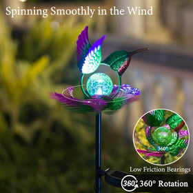 Sunnylight solar panel and stake assembly simplifies quick, wire-free setup