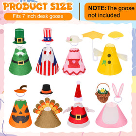 Sunnymove Christmas-themed goose outfit makes indoor desks sparkle during the holidays